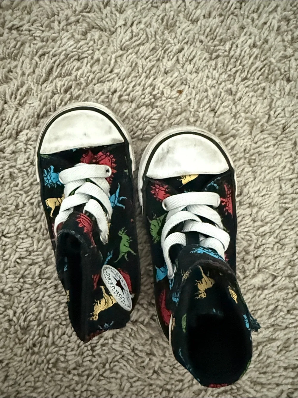 Toddler Dinosaur High Top Converse